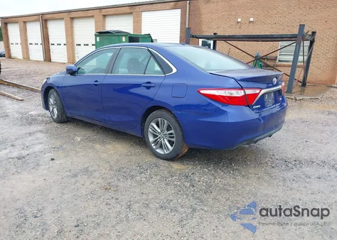 2016 Toyota Camry Se из США, поврежденный, VIN 4T1BF1FK0GU563571